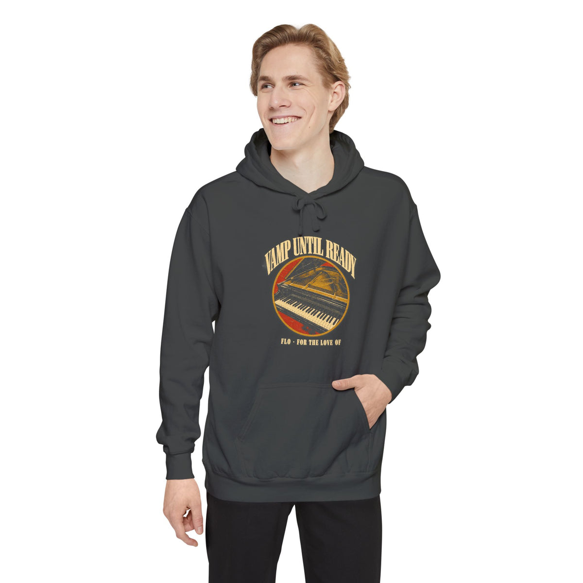 F.L.O. Vamp Until Ready Vintage Hoodie — Garment-Dyed