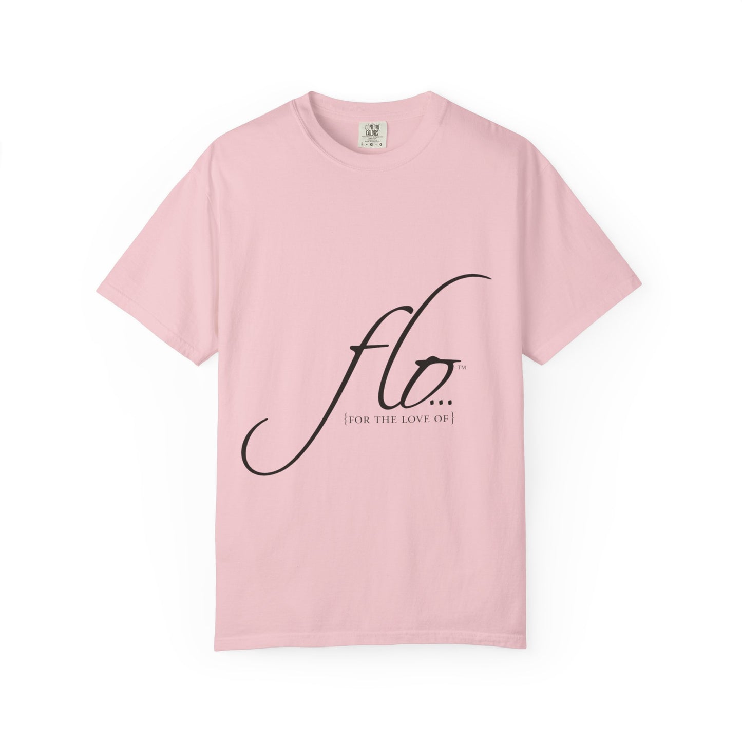 F.L.O. Script T‑Shirt — Minimalist Calligraphy Tee