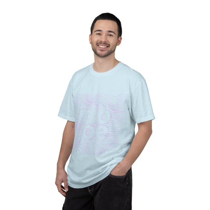 F.L.O. T-Shirt — Subtle Topographic "Hope" Line Art Graphic Tee