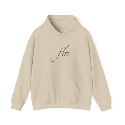 F.L.O. Script Hoodie — Minimalist Script Name Pullover