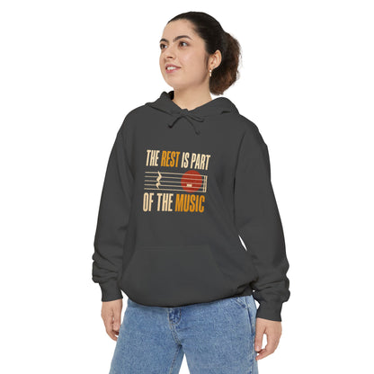 F.L.O. The Rest Is Part of the Music Vintage Hoodie — Garment-Dyed