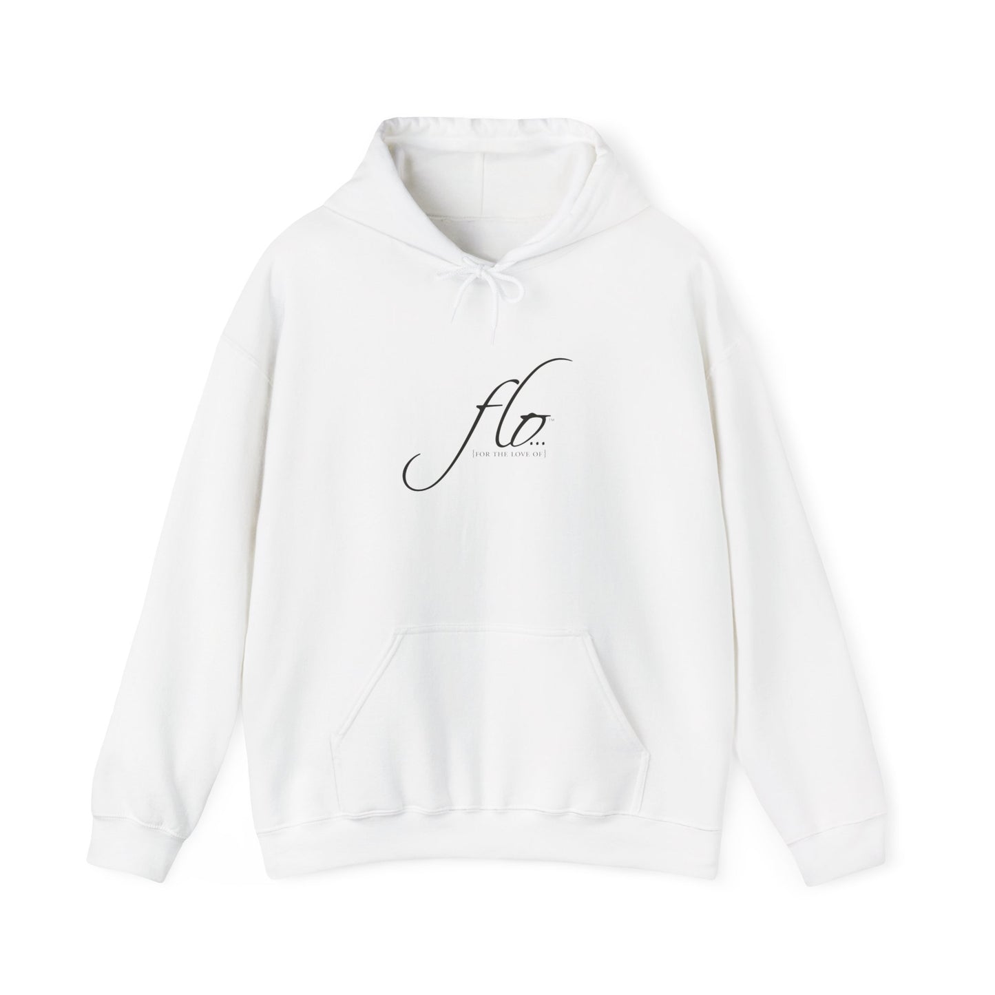 F.L.O. Script Hoodie — Minimalist Script Name Pullover