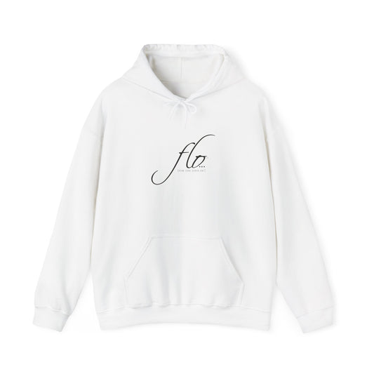 F.L.O. Script Hoodie — Minimalist Script Name Pullover