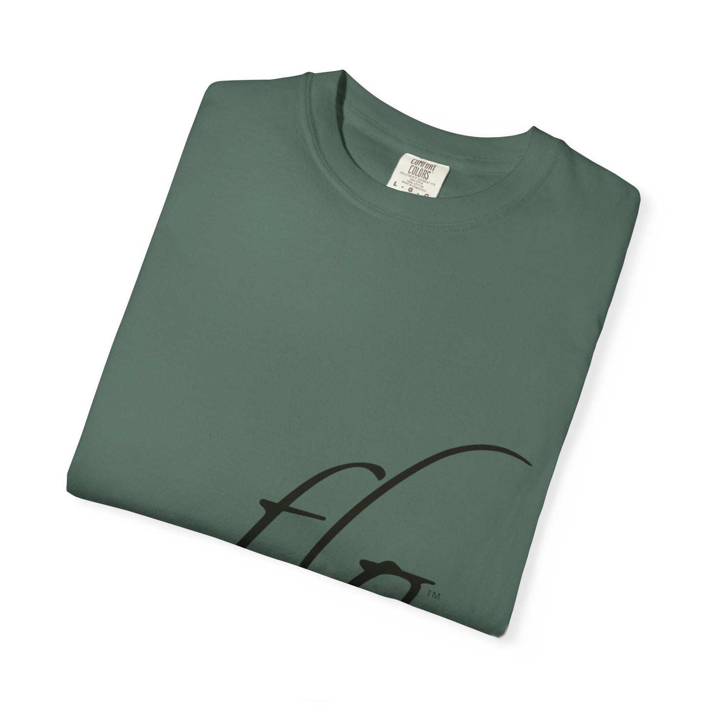 F.L.O. Script T‑Shirt — Minimalist Calligraphy Tee