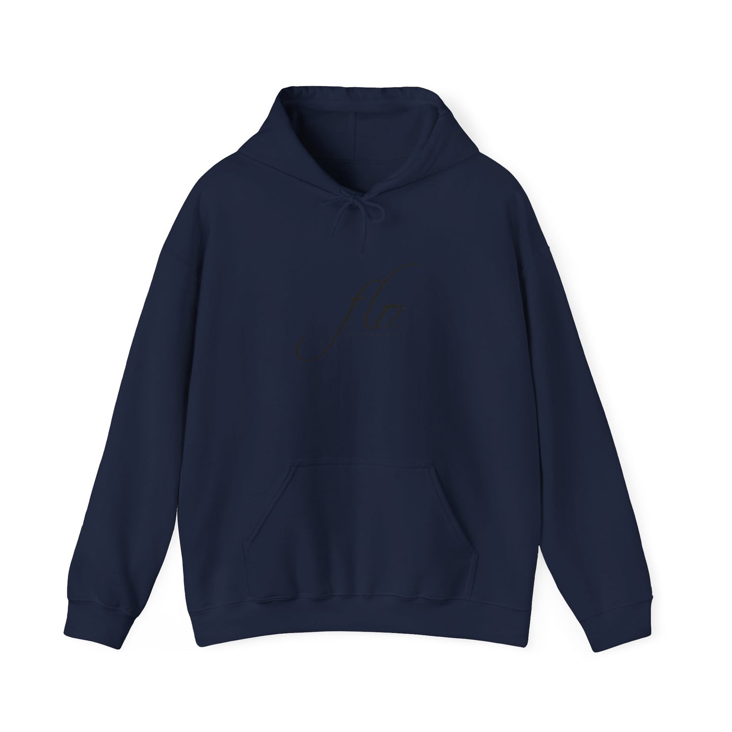 F.L.O. Script Hoodie — Minimalist Script Name Pullover
