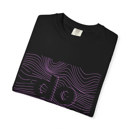 F.L.O. T-Shirt — Subtle Topographic "Hope" Line Art Graphic Tee