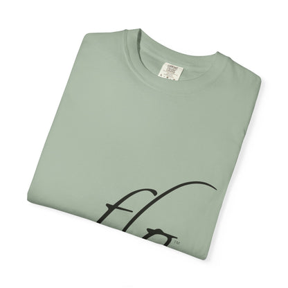 F.L.O. Script T‑Shirt — Minimalist Calligraphy Tee