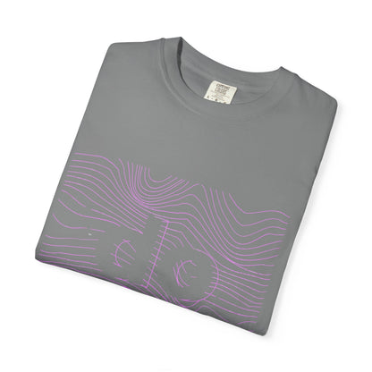 F.L.O. T-Shirt — Subtle Topographic "Hope" Line Art Graphic Tee