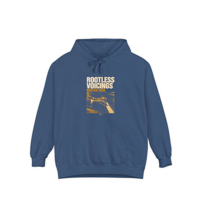 F.L.O. Rootless Voicings, Rooted Soul Vintage Hoodie — Garment-Dyed