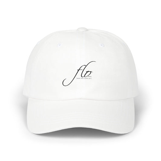F.L.O. Dad Cap – Minimal Script Embroidered Baseball Hat