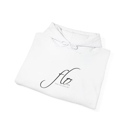 F.L.O. Script Hoodie — Minimalist Script Name Pullover