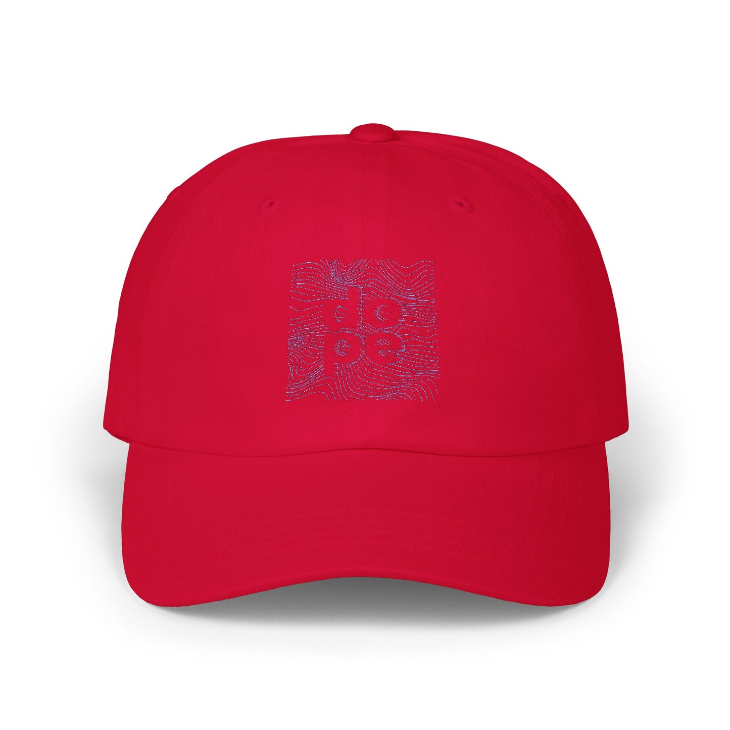 F.L.O. Classic Dad Cap — Floral 'SOS' Embroidered Baseball Hat