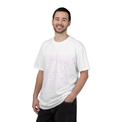 F.L.O. T-Shirt — Subtle Topographic "Hope" Line Art Graphic Tee