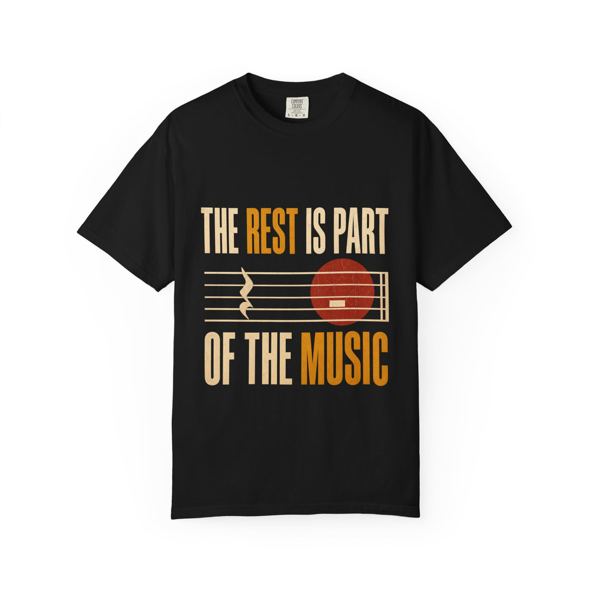 F.L.O. The Rest Is Part of the Music Vintage Tee — Garment-Dyed