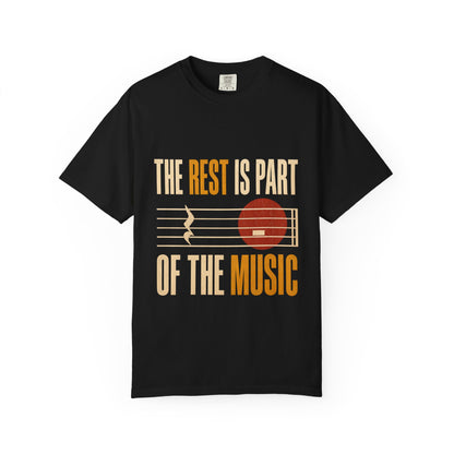F.L.O. The Rest Is Part of the Music Vintage Tee — Garment-Dyed
