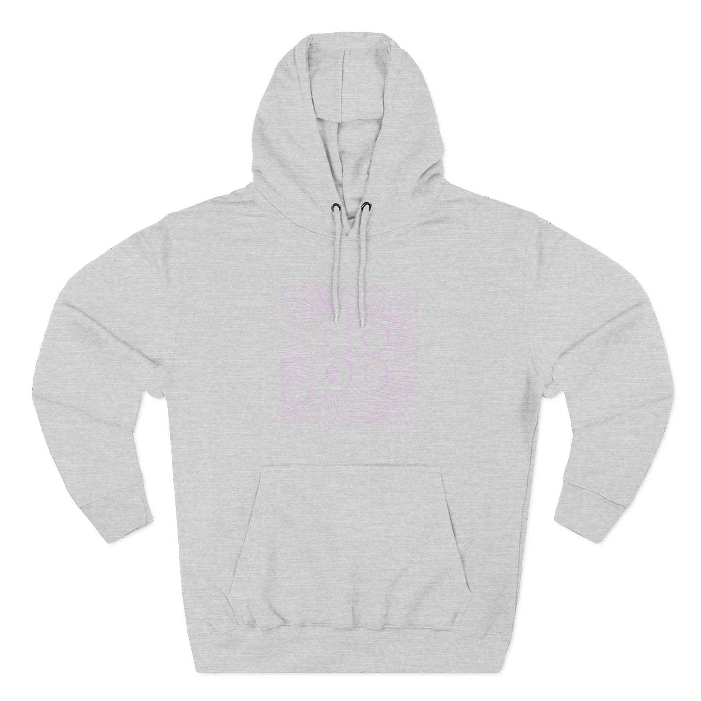 F.L.O. Classic White Hoodie — Cozy Fleece Pullover
