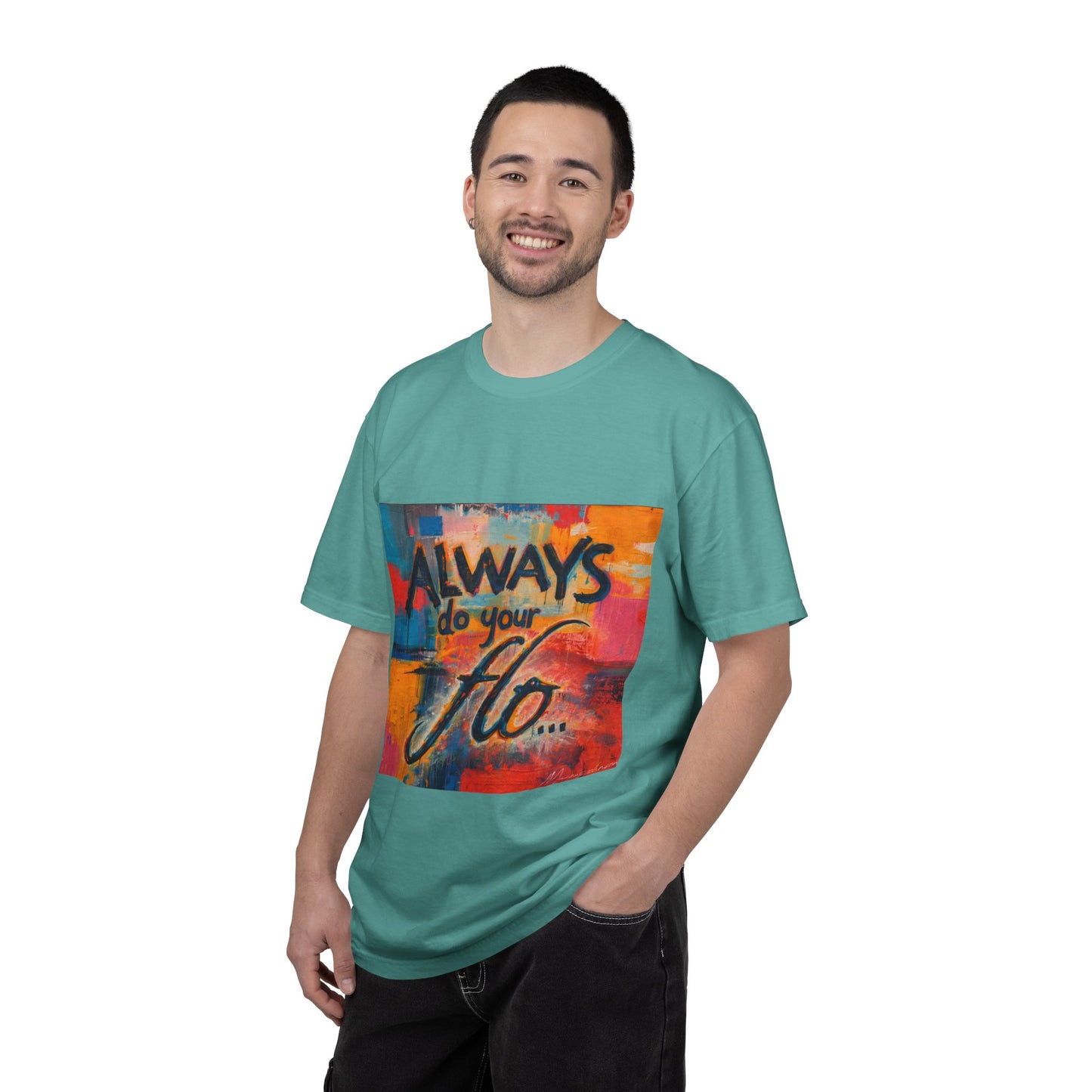 F.L.O. T-Shirt — Colorful Inspirational Graphic Tee