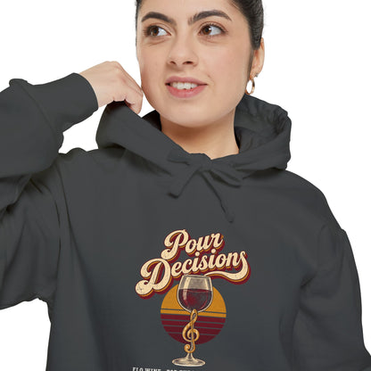 F.L.O. Pour Decisions Vintage Hoodie — Garment-Dyed