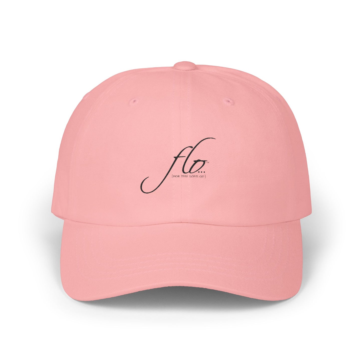 F.L.O. Dad Cap – Minimal Script Embroidered Baseball Hat