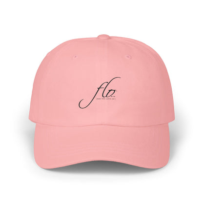 F.L.O. Dad Cap – Minimal Script Embroidered Baseball Hat