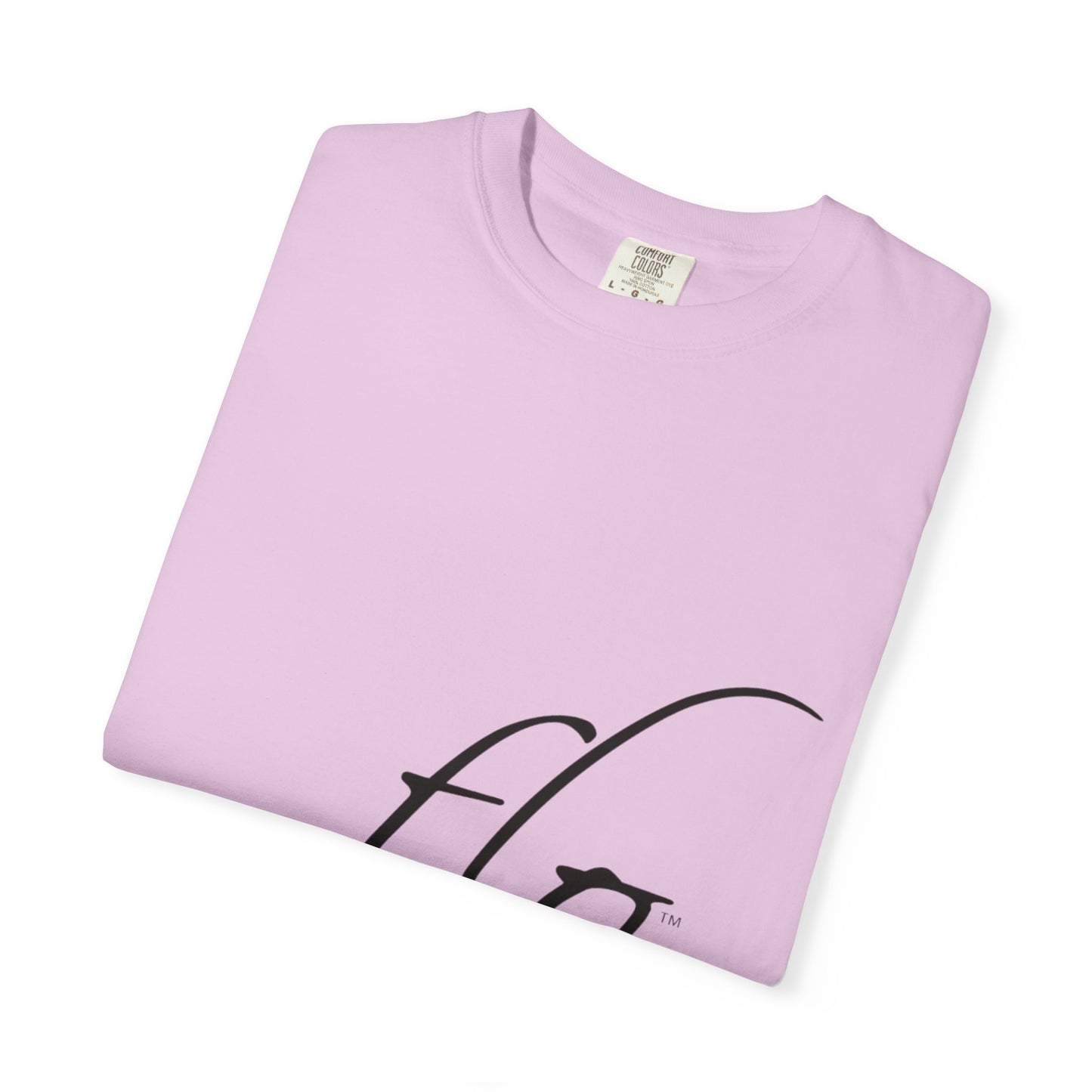 F.L.O. Script T‑Shirt — Minimalist Calligraphy Tee