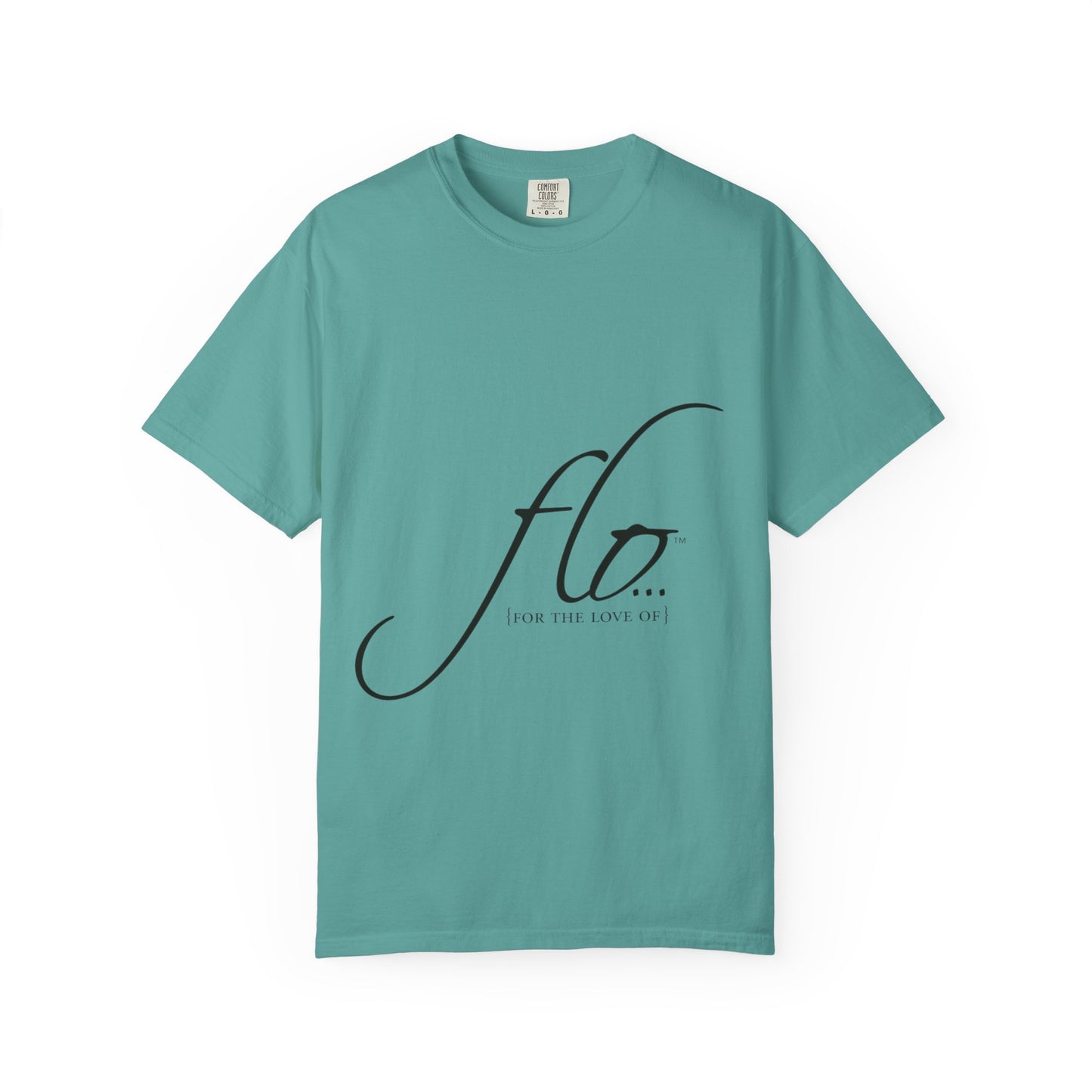F.L.O. Script T‑Shirt — Minimalist Calligraphy Tee