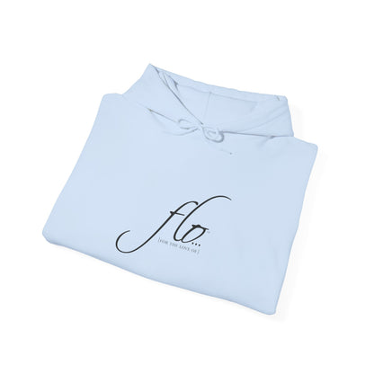 F.L.O. Script Hoodie — Minimalist Script Name Pullover