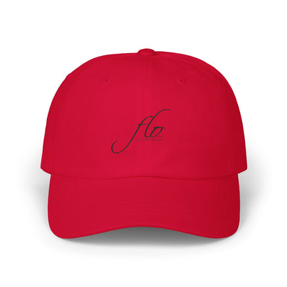 F.L.O. Dad Cap – Minimal Script Embroidered Baseball Hat
