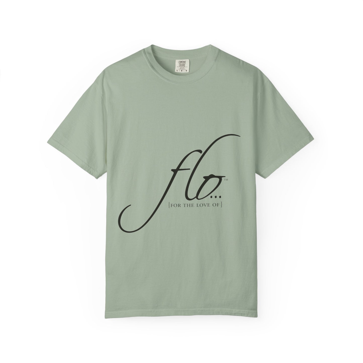 F.L.O. Script T‑Shirt — Minimalist Calligraphy Tee