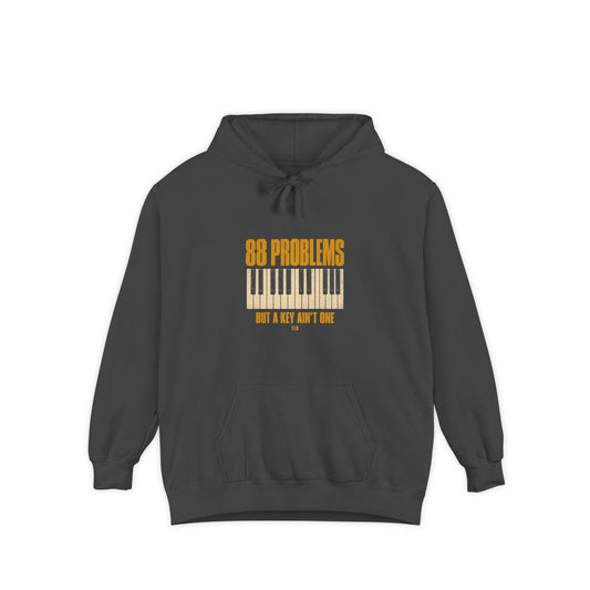 F.L.O. 88 Problems But a Key Ain't One Vintage Hoodie — Garment-Dyed