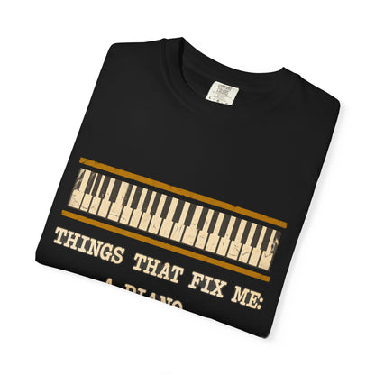 F.L.O. Things That Fix Me Vintage Tee — Garment-Dyed