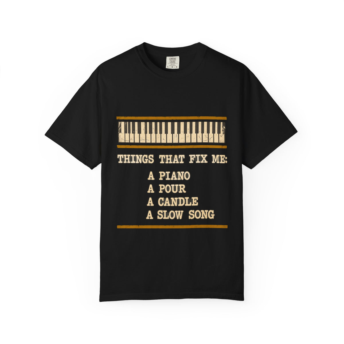 F.L.O. Things That Fix Me Vintage Tee — Garment-Dyed