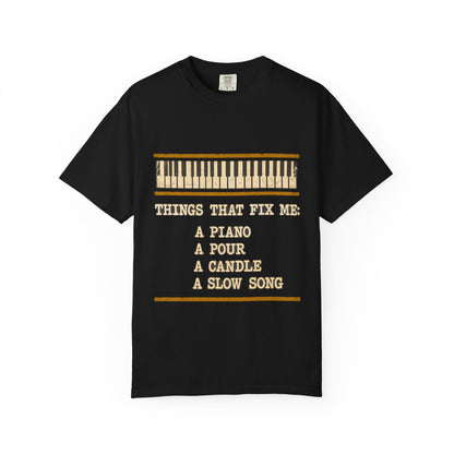 F.L.O. Things That Fix Me Vintage Tee — Garment-Dyed