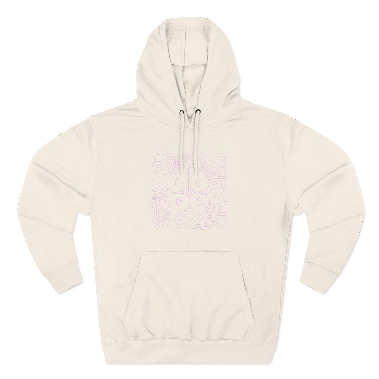 F.L.O. Classic White Hoodie — Cozy Fleece Pullover