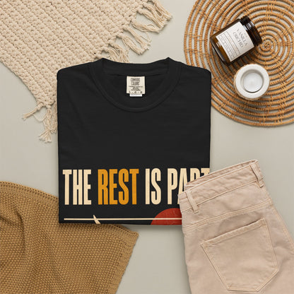F.L.O. The Rest Is Part of the Music Vintage Tee — Garment-Dyed