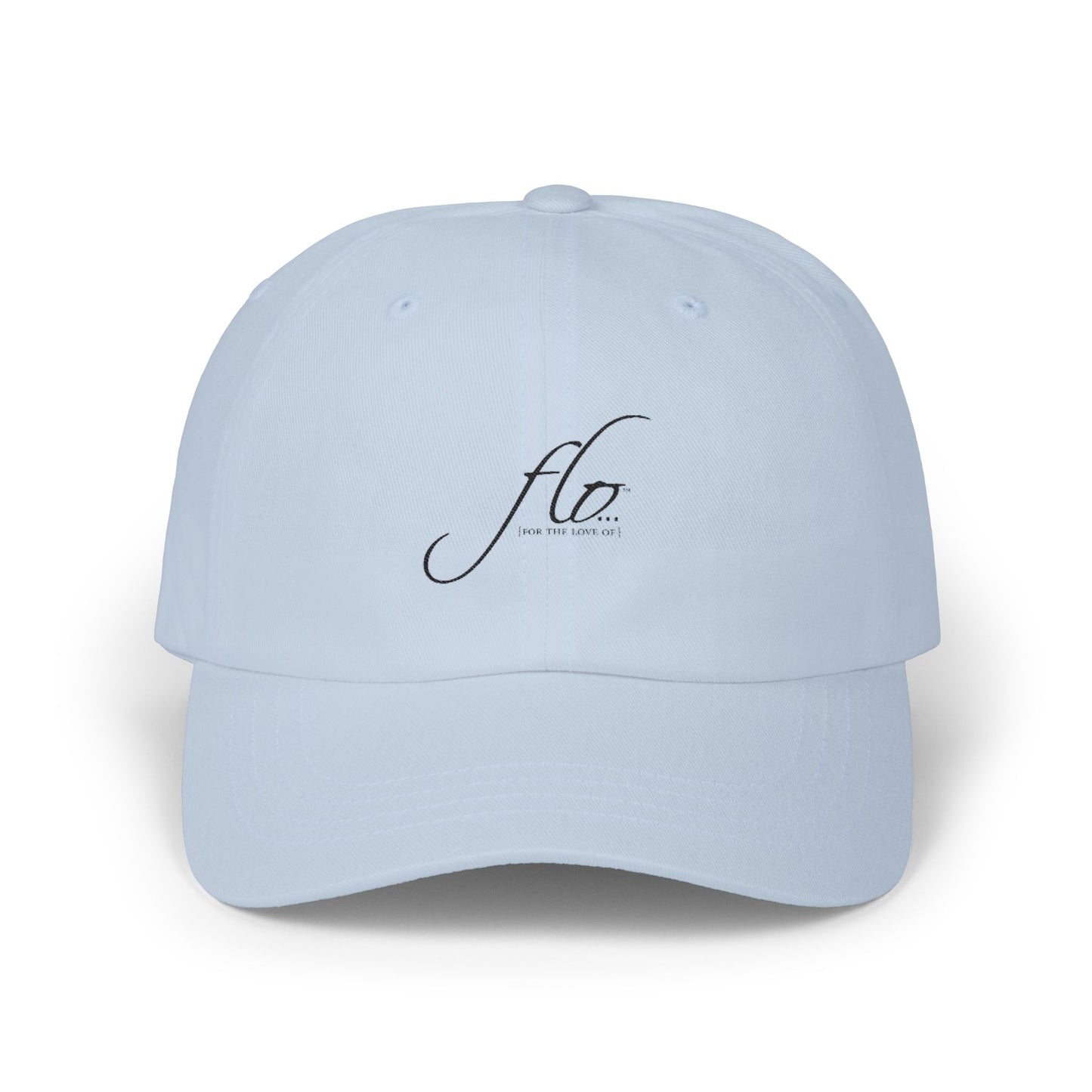 F.L.O. Dad Cap – Minimal Script Embroidered Baseball Hat