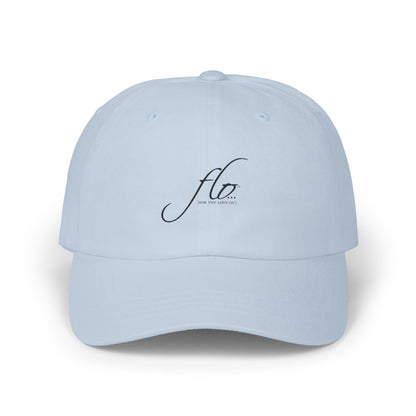 F.L.O. Dad Cap – Minimal Script Embroidered Baseball Hat