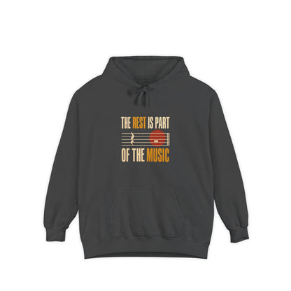 F.L.O. The Rest Is Part of the Music Vintage Hoodie — Garment-Dyed
