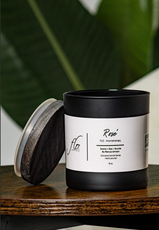 FLO Rosé Candle – For the Love Of… Light Evenings