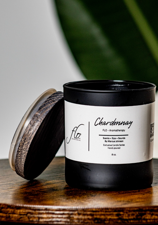 FLO Chardonnay Candle – For the Love Of… Smooth Evenings